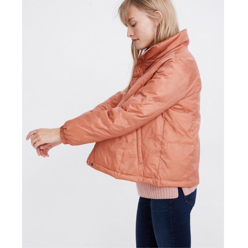 Madewell Jacket in Sweet Dahlia - Picture 4 of 6